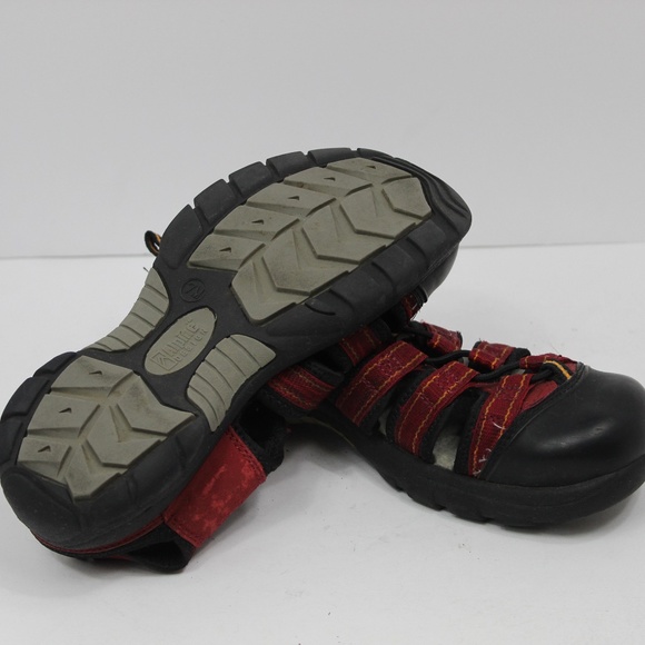Red&Black Womens Alpine Design Hiking Trail Shoes - Picture 5 of 7